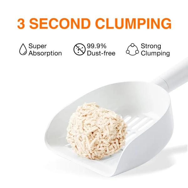 Buy Fast Agglomeration Fragrance Tofu Cat Litter Low Dust Cat Litter at wholesale prices