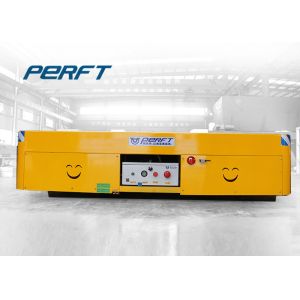 Paper Making Industry Trackless Transfer Wagon On Cement Floor