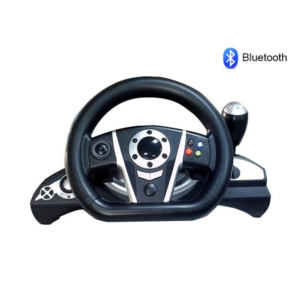 Buy Bluetooth PC / P3 Racing Video Game Steering Wheel With Rubber Hand Grip at wholesale prices