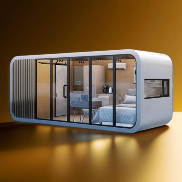 Buy Water Proof Apple Pod House Lakeside Customizable With Balcony at wholesale prices