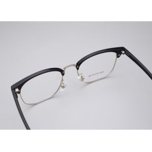Sophisticated Business Style Browline Glasses Full-rim Frame Metal Optical