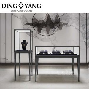 Fashion Modern Simple Popular Golden Jewellery Shop Counter Furniture ,
