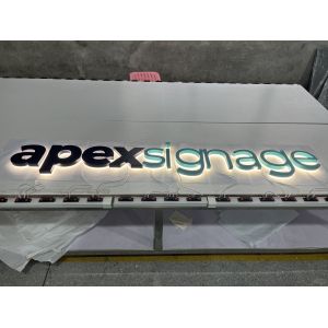 Customized Size LED Metal Channel Letters Backlit Sign for Custom Outdoor