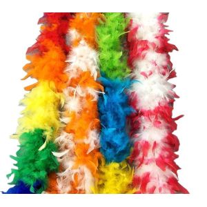 Colourful Marabou And Turkey Chandelle Boa Feather Scarf For RAMADAN Occasion