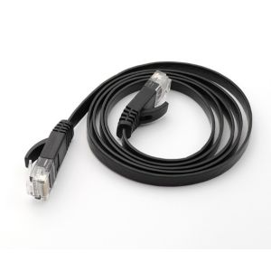 Flat Cat 6 Ethernet Patch Cable , Internet Network Cable Patch Cord
