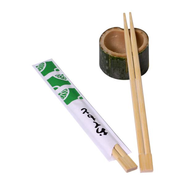 2019 popular paper cover chopsticks custom bamboo disposable bamboo chopsticks