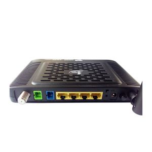 Black FTTH GPON ONU Fiber Optic Device 1GE 3FE With Wifi CATV DWDM