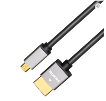Aluminum Alloy Shell Ultra Slim Hdmi Cable Support 4k 18Gbps High Speed Hdmi 4k