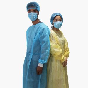 Quality Full Body Disposable Tie Back Isolation Gown With Breathable Cuff for sale