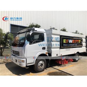 8CBM 8 Tons Dongfeng vacuum road sweeper truck