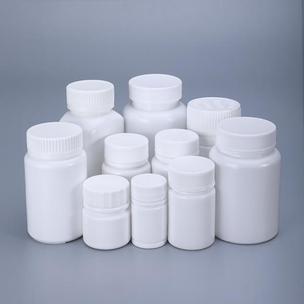 20ML to 170ML Child Proof White Round Plastic Bottles for Medicine Pill