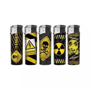 Customized Request Electric Cigarette Gas Lighters with Skull Design and