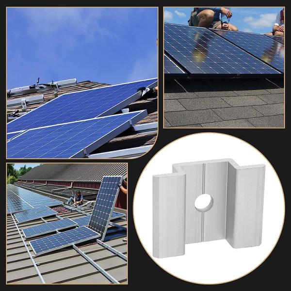 3.0mm-4.5mm Stainless Steel Solar Mounting Clamps High Performance