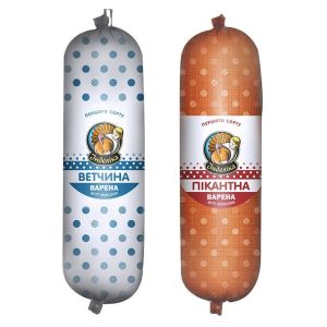 Food industry packaging sausage casings OEM customized printing logo plastic