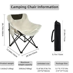 2 piece camping chair,suitable for teenagers