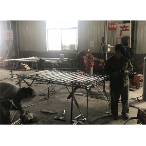 Security galvanized crowd control barriers fence