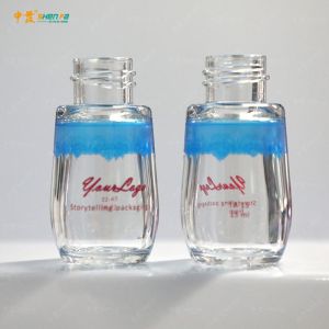 Cosmetic Glass Bottles Automatic Screen Printing Machine For Cream Flacons