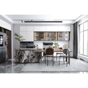 Modern Integral Kitchen Island Kitchen Island Wood Melamine Kitchen Cabinets