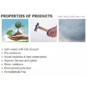 External Red 3600*2400mm Honeycomb Aluminium Panel With PE Coating