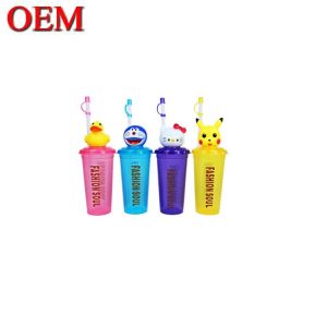 Custom manufacturer custom plastic pvc vinyl toys Customized  Plastic Cup Mugs