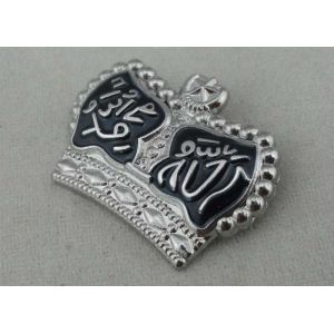 Crown Soft Enamel Pin Zinc Alloy Material And Nickel Plating Butterfly clutch