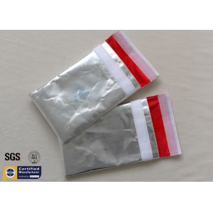 1022℉ Fireproof Document Bag 17X27CM Non Irritating Fiberglass Pouch Durable