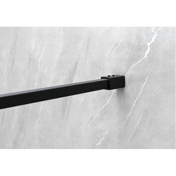 6/8mm Tempered Glass With Black Alum Frame Frameless Shower Enclosure For Stylish Bathroom