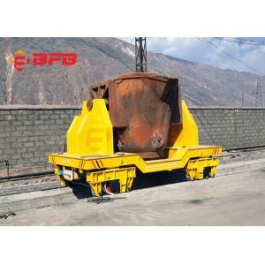 High Temperature Proof Ladle Transfer Trolley Molten Steel Transport