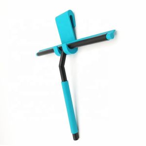 Mirror Window Wiper Squeegee Stainless Steel Handle