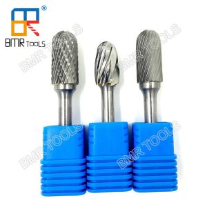 BMR TOOLS Good Quality 8mm C type Cylinder Radius End Cut tungsten carbide burrs