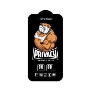 Anti Glare Asahi Glass Privacy 13 Pro Max Tempered Screen Protector For Iphone