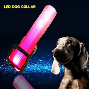 C906 Wholesale Rechargeable Orange Illuminated Dog Leash and Collar