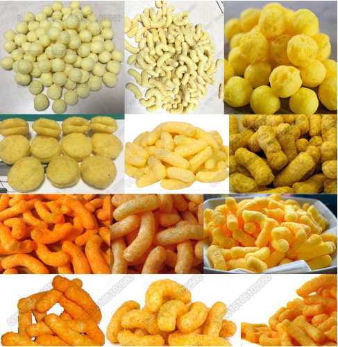 Professional Corn Puff Making Machine / Snack Food Extruder Machine