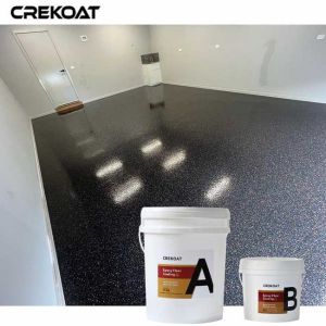 China Easy Recoating Epoxy And Polyaspartic Garage Floor Suitable For Basements on sale