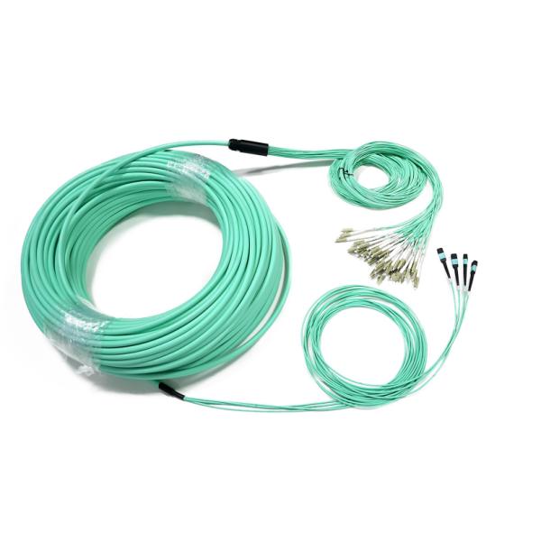 OFNR Jacket MPO/MTP Harnesses Cable For 40G Network