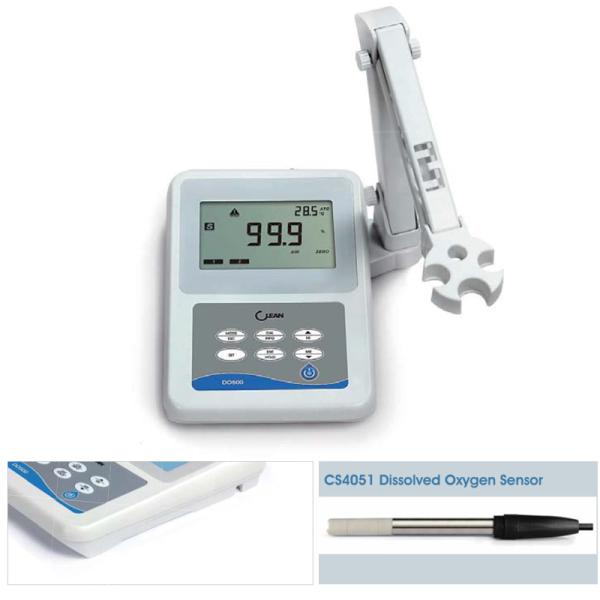 Aquaculture Dissolved Oxygen Meter with Large Screen LCD Display and IP67 Protection Grade