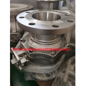 stainless steel SCS13 JIS10K flange end ball valve