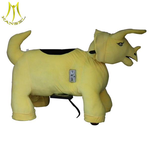 Buy Hansel kiddie rides coin operated machine and animal rideable toys from china with plush motorized animals for sale at wholesale prices