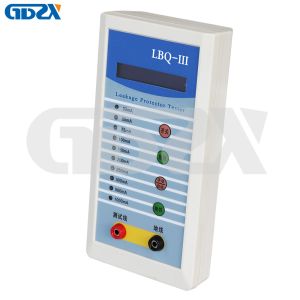 LBQ-III Portable Handheld Three Phase Leakage Protector Tester / RCD Tester