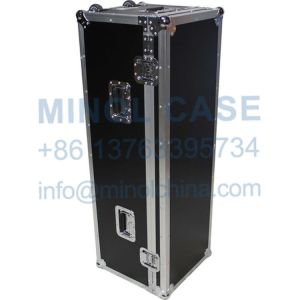 Heavy-Duty Long Utility Flight Cable Case With Wheels (Black)