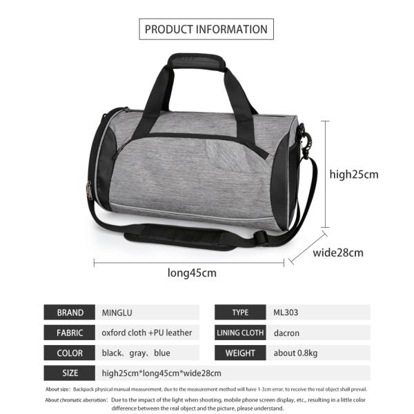 Animal Prints Travel Duffle Bag Sports Fitness Duffel Bag Multi Compartment