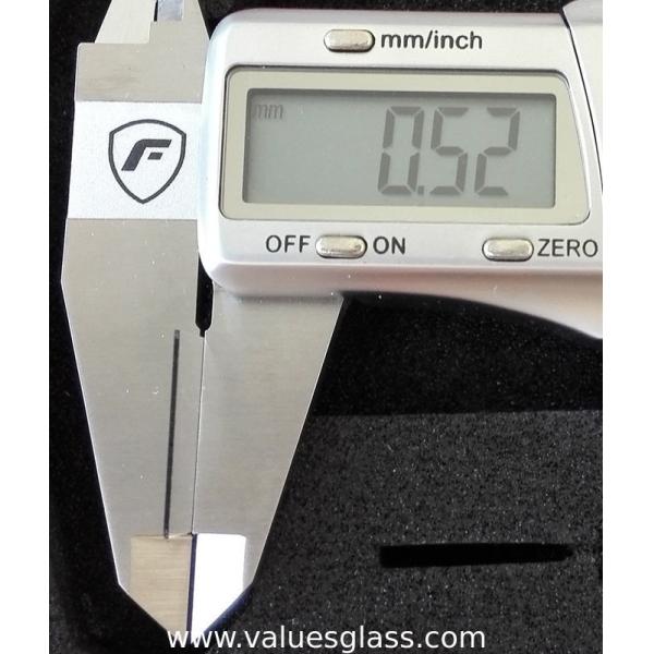 Buy High Grade Thin Tempered Glass , Very Thin Glass Sheet Smooth Surface at wholesale prices