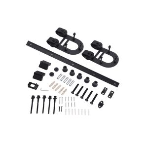 Buy cheap electrophoresis black barn door hardware from wholesalers