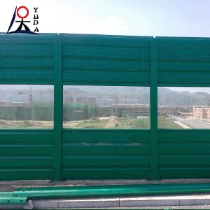 Quality Highway Railway Noise Barriers Galvanized Road Noise Barrier Steel Plate for sale