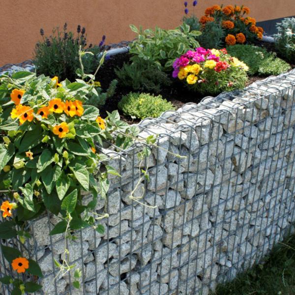 Welded Gabion Box Tiered Planter Sustainable Drainage Rust Resistant Garden