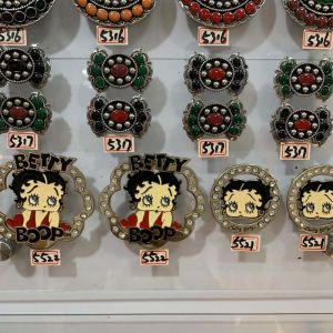 Alloy Brass Flower Belt Buckles 38mm 20-150g For Man And Women