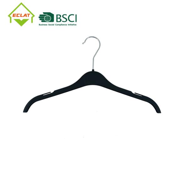 Buy Portable Notched 36.5cm Heavyweight Plastic Hangers at wholesale prices
