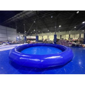 Round Small Blue Great Fun Summer Kids Inflatable Pool For Paddle Boats Water