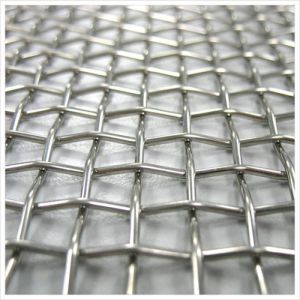 Square And Rectangular Openings Woven Wire Grid Crimped Wire Screen Rolls And