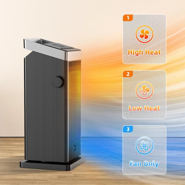 Buy Household Portable Fan Heater Desktop/Floorstanding Waterproof at wholesale prices